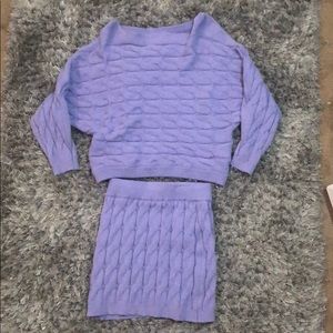 Super cute lavender sweater set